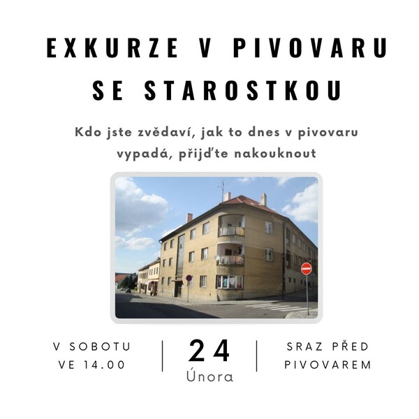 Exkurze v Pivovaru se starostkou